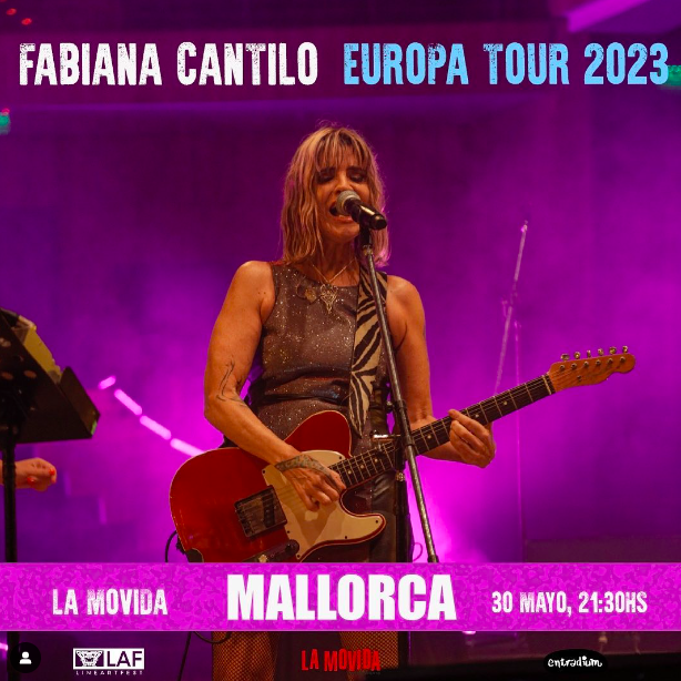 Fabiana Cantilo en Mallorca