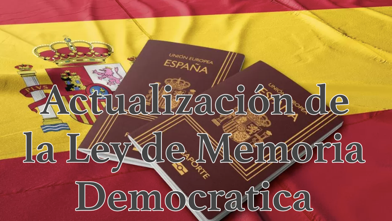 Modificación ley de memoria Histórica.