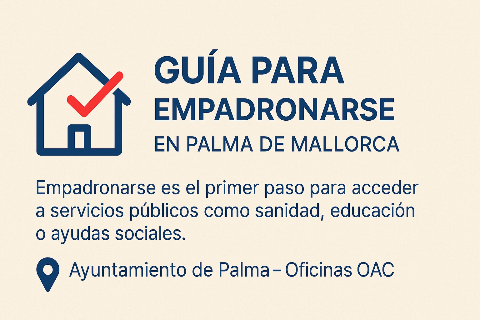 Guia para empadronarse en Palma de Mallorca