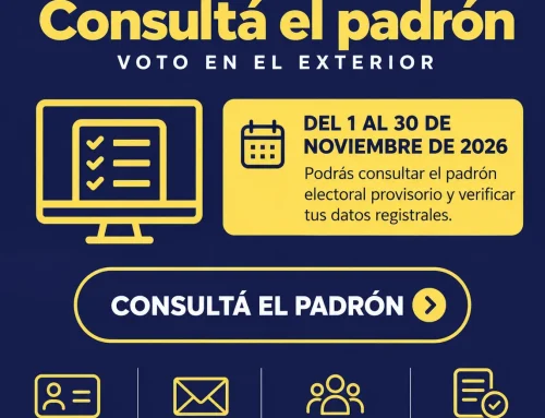 ELECCIONES 2027 | VOTO DE ARGENTINOS EN EL EXTERIOR